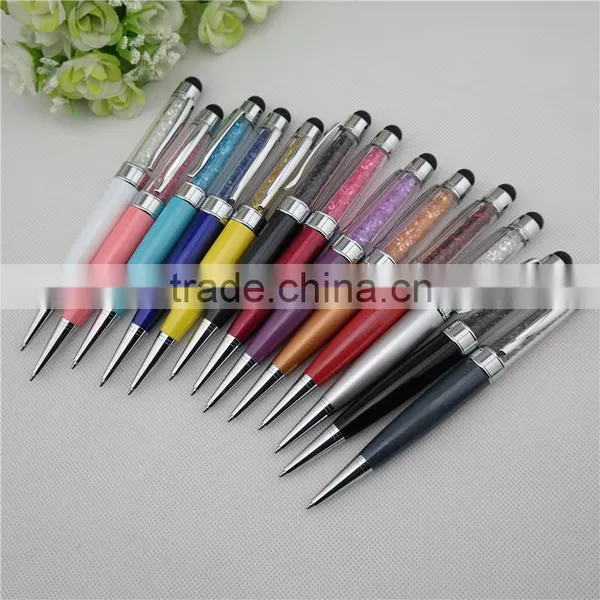 TCR-08 Novelty Crystal Touch Pen , 3 in 1 Stylus Pen With Usb Drive photo-3