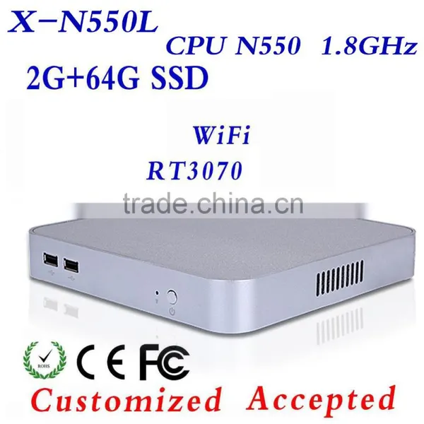 Mini PC N550 2g ram 64g ssd Laptop Desktop Computers PC Gamer All In One Pc Laptop Gaming Computer