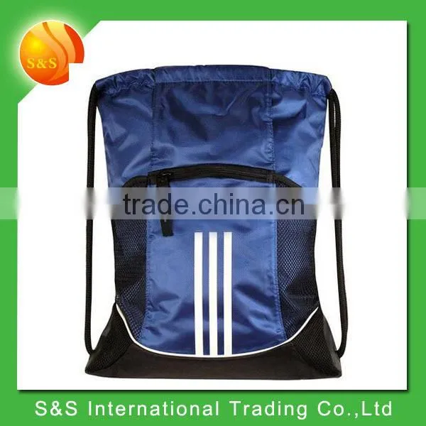 Fashionable and Durable Sport Polyester Mesh Drawstring Bag Backpack photo-2