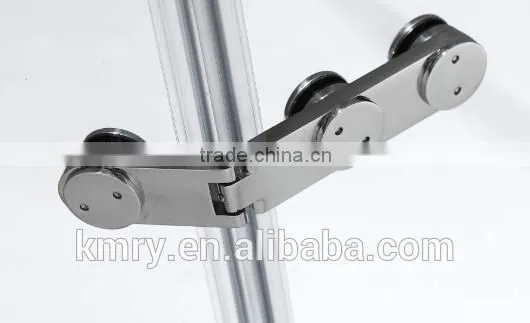 Extend Stainless Steel Rail Hinges Pivot Shower Glass Door Screens (KD3105) photo-4