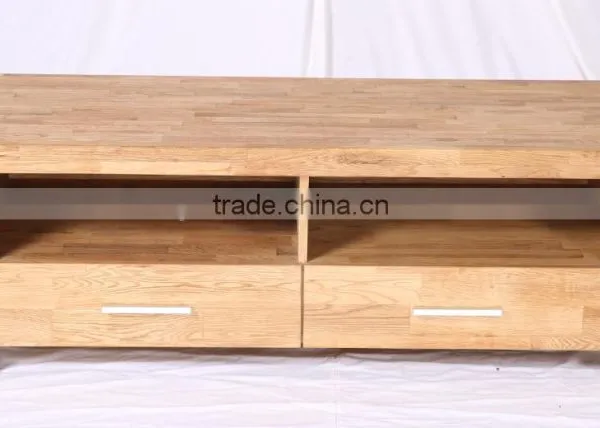New Design Oiled Wooden 2 Drawers TV Cabinet Design for Eruopean