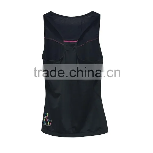 Santic Woman Custom Running Wear OEM Service Compression Tank photo-2