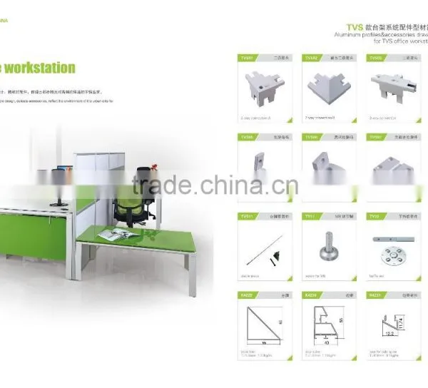 Furniture Extruded Aluminum Metal Leg for Office Desk photo-4