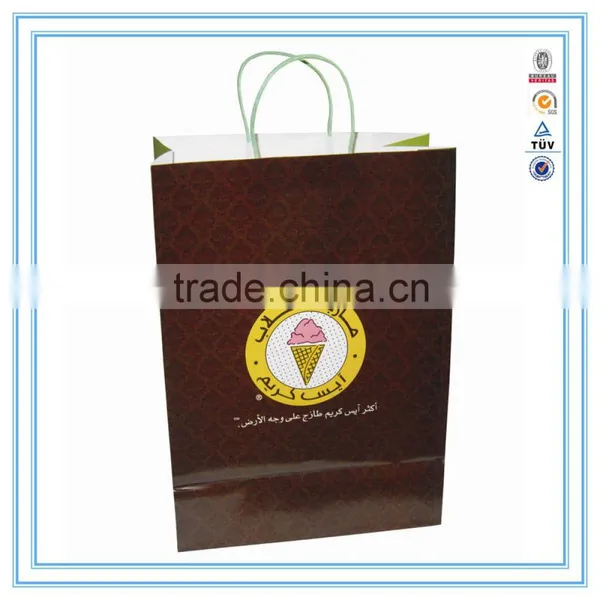 China Manufacturer Customized 100%recycle Paper Bag Gift Shopping Paper Bag Machine Made Production Paper Bag photo-2