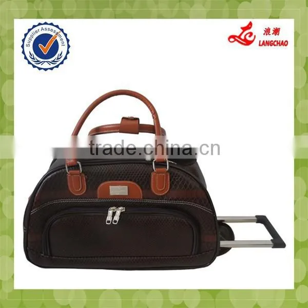 S077 Design Trade Assurance Travel Duffel Bag Size 18 With Decoration Material photo-3