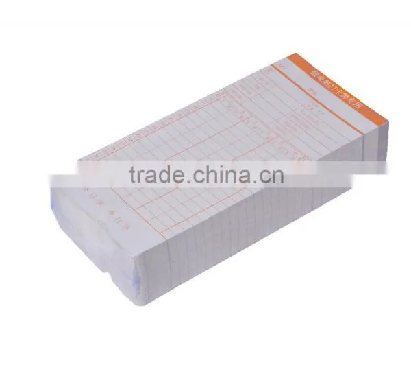 English/Portuguese Time Card/paper Card/attendance Card photo-4