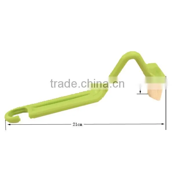 Hot Selling V-type Plastic Cleaning Toilet Brush Without Holder photo-2