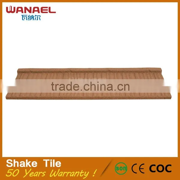 Excellent Fire Resistance Colorful Stone Coated Metal Roof Tile photo-2