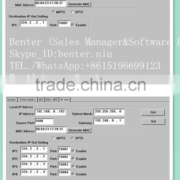 MPEG-2 4IN1 SD SDI ts ip Video Encoder (Embedded Audio,4SDI In,ASI+IP/UDP Out) photo-6