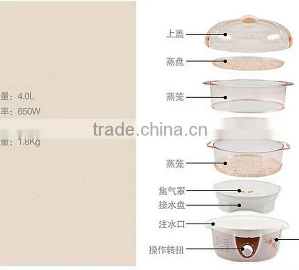 Steamer, Food Steamer, Electric Steamer,vegetable Steamer,corn Steamer Can Add the Water From the Handle photo-4