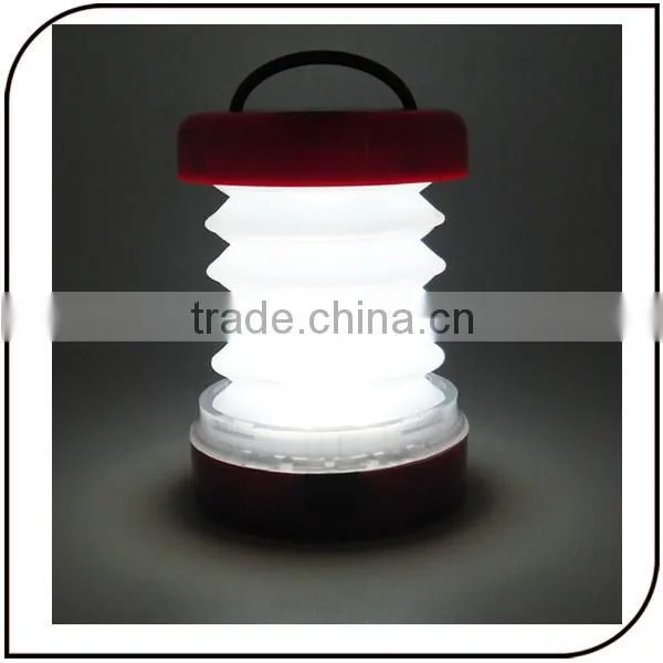 Waterproof ABS 2mode 5LED AAA Battery Portable Light Hand Lantern Mini Led Tensile Camping Lamp photo-6