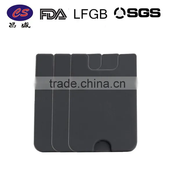 Silicone Rubber Credit Card Holder for Cellphone photo-3