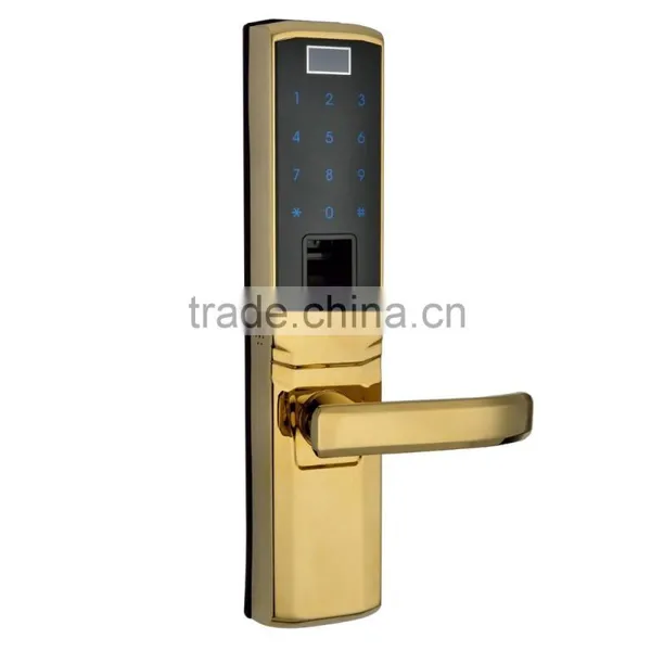 Hotel/Apartment/Office Security Password + Fingerprint Digital Door Lock photo-6