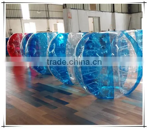 New Design Red Dotted Inflatable Belly Bumper Ball/ Body Zorbing Bubble Ball for Sale photo-3