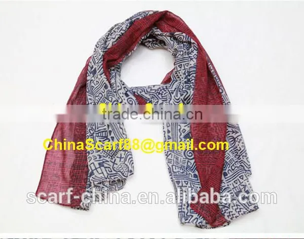 Wholesale Women Voile Printed Scarf photo-5