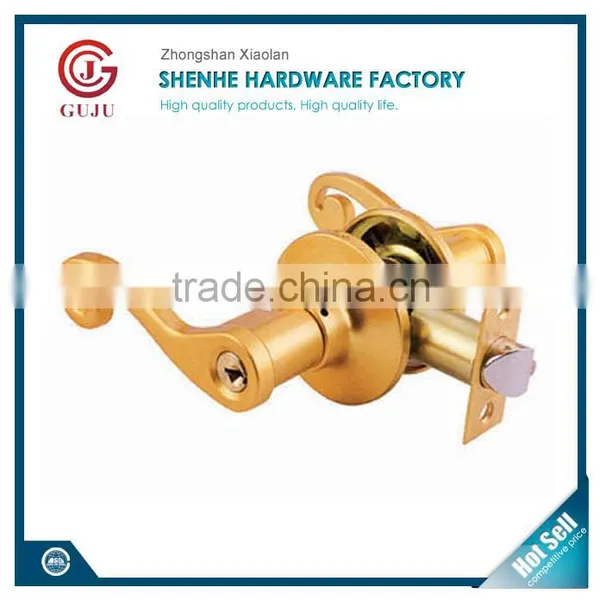 American Style Keyed Zinc Alloy Door Lever Handles Locks Door Handle photo-5