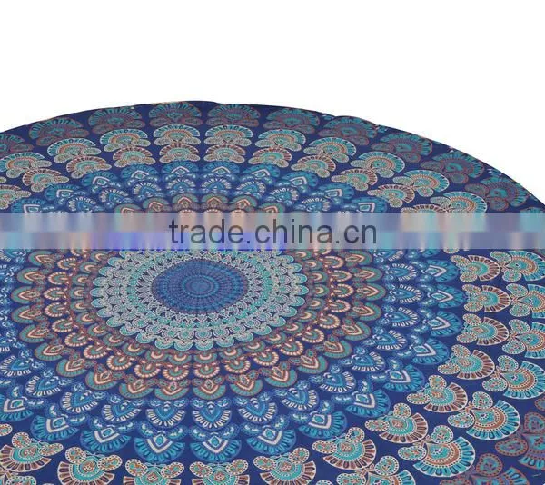 Indian Ethnic Block Printed Tapestry Wall Decor Throw Table Cover 100% Cotton Bedspread Indian Jaipur Manufacturer & Wholesaler photo-2