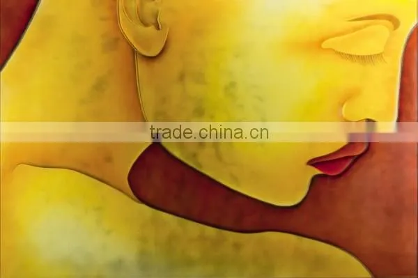 Home Decoration Wall Art Glass Painting Designs Of Love photo-5
