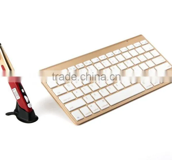 2016 New Design Patent 2.4G Touch Pen Mouse & Modern Colored Wireless Keyboard Combo Without Mouse Hand photo-2