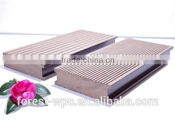 FRSTECH Eco-forest Wpc Swimming Pool Deck Tiles,Interlocking Waterproof Grooved Deck photo-2