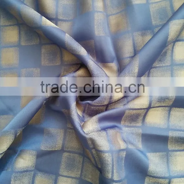 100% POLYESTER WITH CHITIN JACQUARD FABRIC