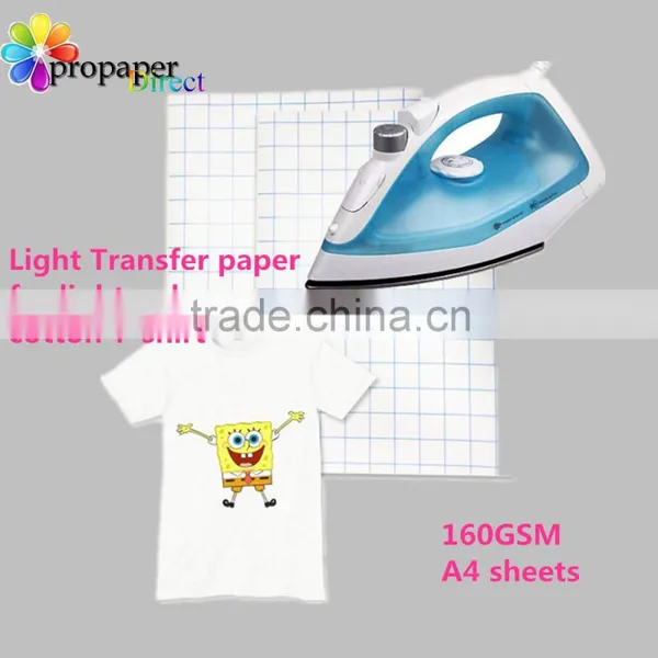 Inkjet Printable Light Heat Transfer Paper