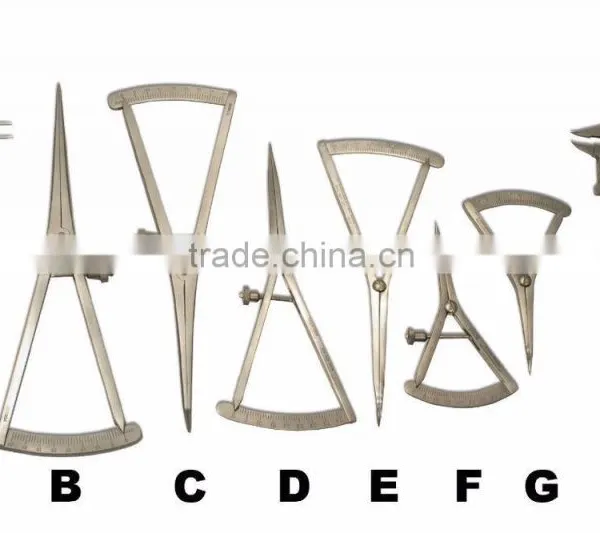 Bone Castroviejo Caliper Long Beak Straight 0-40mm photo-2