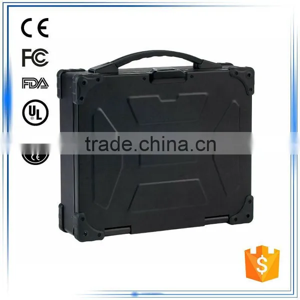 14"i5 CPU 4G RAM SSD120G 2PCI Slot 2LAN 4USB 1DVI 1COM Rugged Laptop Computer pc photo-4