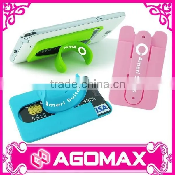 3 in 1 Multiuse Smartphone 3M Adhesive Stand With Card Pocket photo-3
