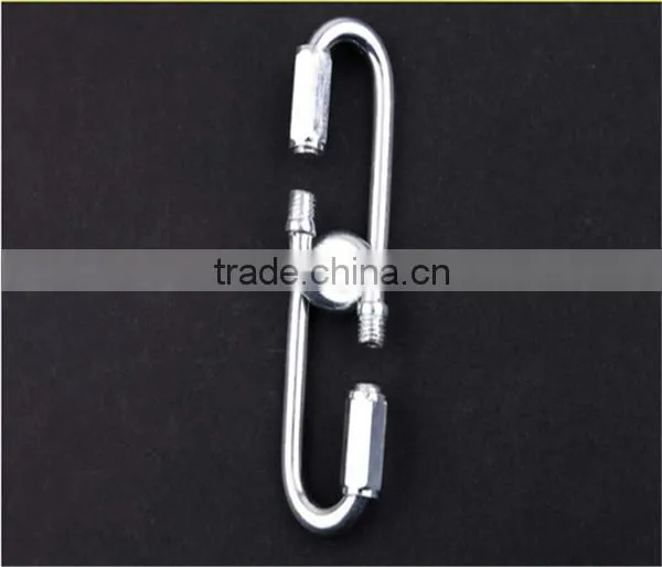 18KN Outdoor Safety Buckle Clasp O-Shape Stainless Steel Screw Gate Climbing Button Carabiner Camping Hiking Safety Hook Gear photo-4
