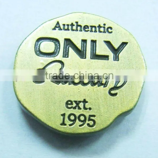 Fashion Matt metal pocket button for jeans