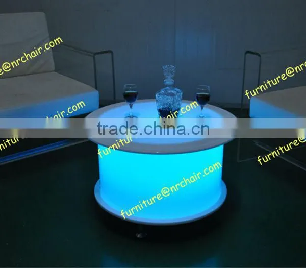 Rechargeable LED Acrylic RGB Glow Coffee Table photo-3