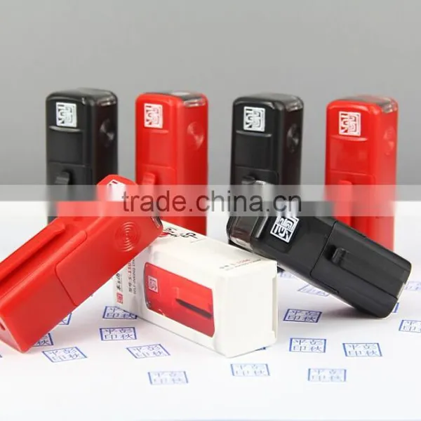 Offer Pomotional Items for Office Mini Plastic Stamper Self-inking Stamps With Lanyards photo-2