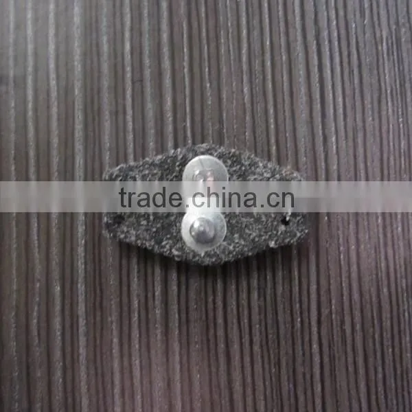Small Piece of Black Leather Label for Garments photo-3