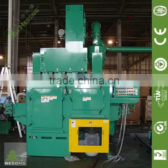 CE Approved Round Rod Shot Blasting Machine / Automatic Steel Wire Rod Shot Blasting Machine photo-6