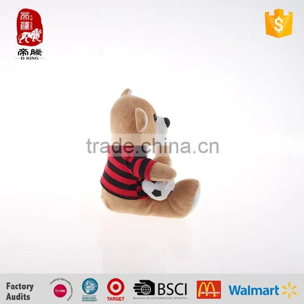 Delicate Best Made Toys Plush Bear With Soccer Manufacture photo-3