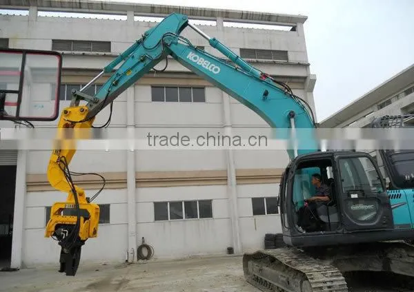 Pile Driver/vibratory hammer used on excavator