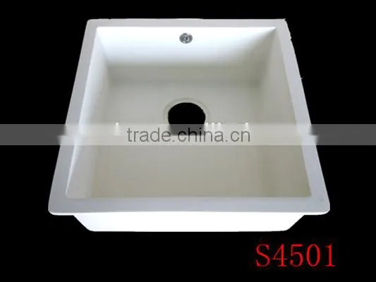 Single Bowl Single Tray Solid Surface Kitchen Sinks,aritifical Stone Single Bowl Kitchen Sink photo-5