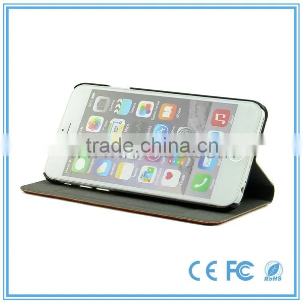 For Apple Iphone Accessories for Iphone 6 Flip Leather Case Cover photo-3