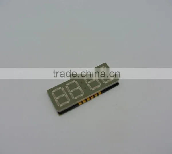 0.30inch LED Numeric Display Single Digit 7 Segment Yellow Segment Color With SMD Type photo-5