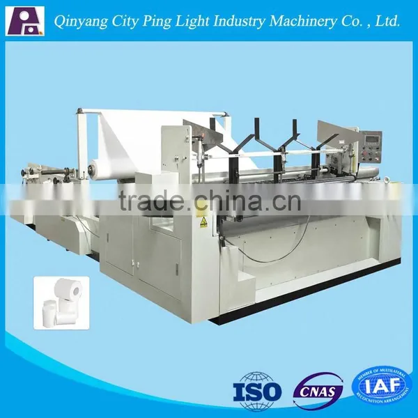 High Speed Preforated Rewinding Toilet Paper Roll Making Machine photo-2