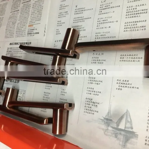 Plating Hardware Part Metal Door Lock Handle OEM/Metal Door Lock photo-6