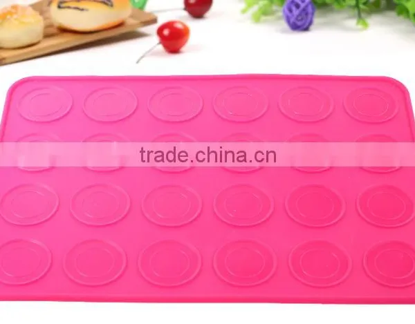 Large Double Sided Macaron Macaroon Dessert DIY Mold Sheet Silicone Baking Mat photo-5