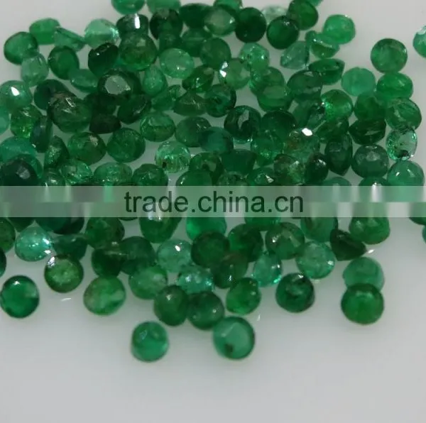 2.5-3mm Natural Loose Round Emerald Lot Brazil Origin Non-heated Non-treated photo-3