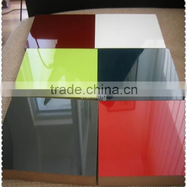 High Gloss PVC Faced Kitchen Cabinet MDF For Furniture photo-2
