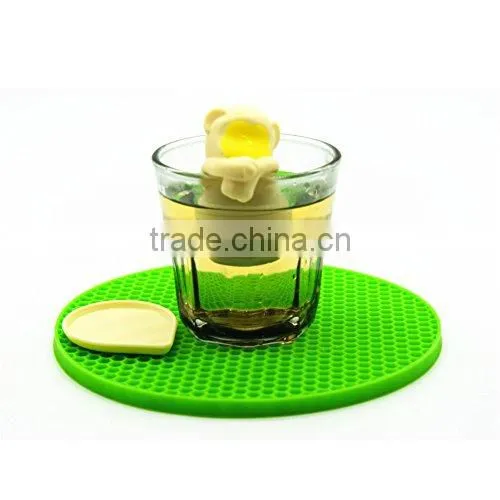 Wholesale NEW BPA Free FDA Approved Food Grade Monkey Unique Silicone Loose Tea Leaf Infuser photo-4