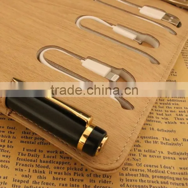 Loose Leaf Planner Organizer Paper Notebook With Power Bank photo-4