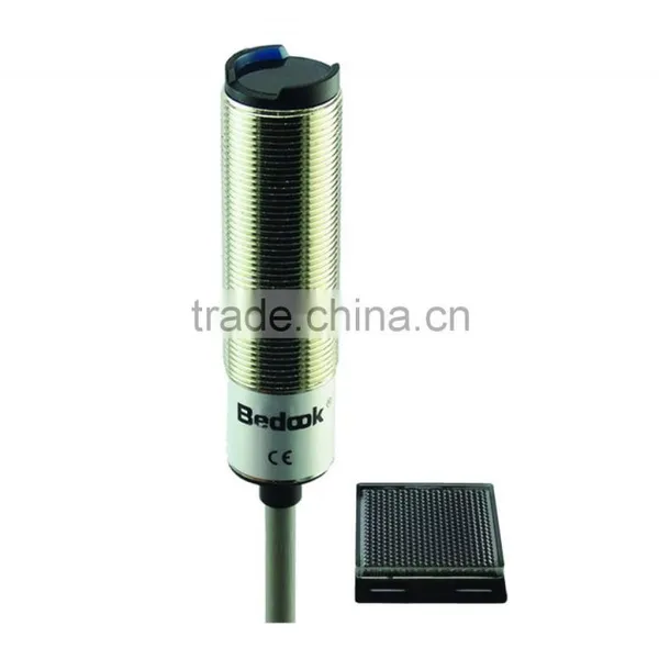 M18 Cable Series Retro Reflective Photoelectric Sensor