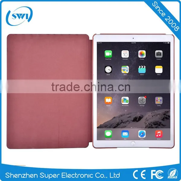 Hot Selling!!!Slim PC Leather Protective Cover Cases Stand For IPad Pro