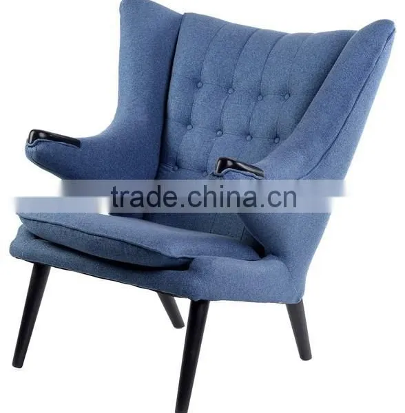 Replica Hans J. Wegner Teddy Papa Bear Chair With Ottoman photo-3